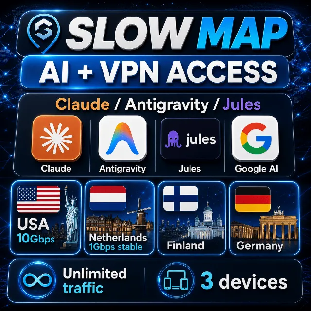 VLESS VPN | Нидерланды США Финляндия Германия | 25 Гбит/с | Безлимит 🌷