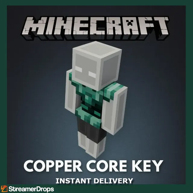 Minecraft Java &amp; Bedrock Edition - Copper Core Twitch Skin DLC PC CD Key