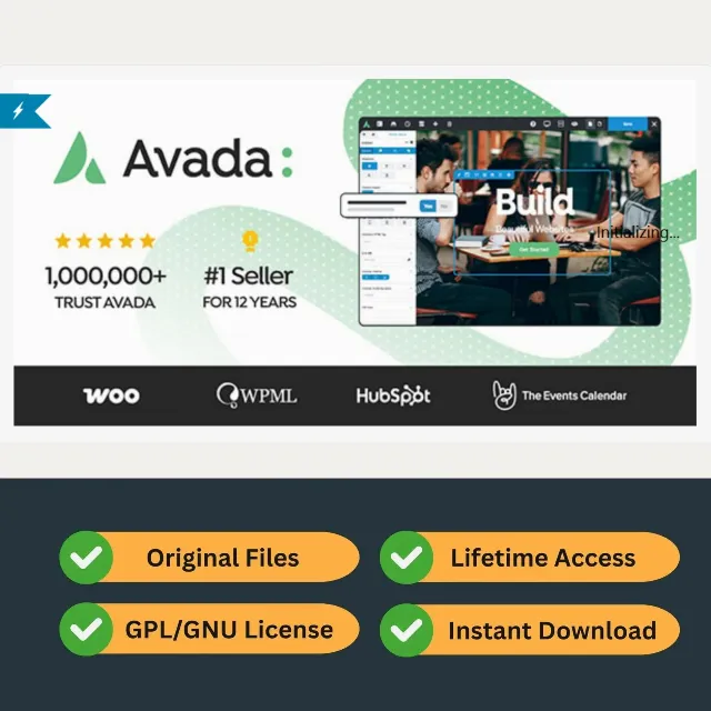 Тема WordPress Avada на всю жизнь ( GPL версия )