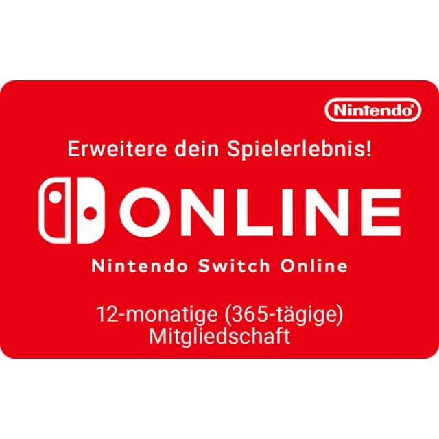 Nintendo Switch Online Membership 12 Months (Nintendo Eshop/EU)