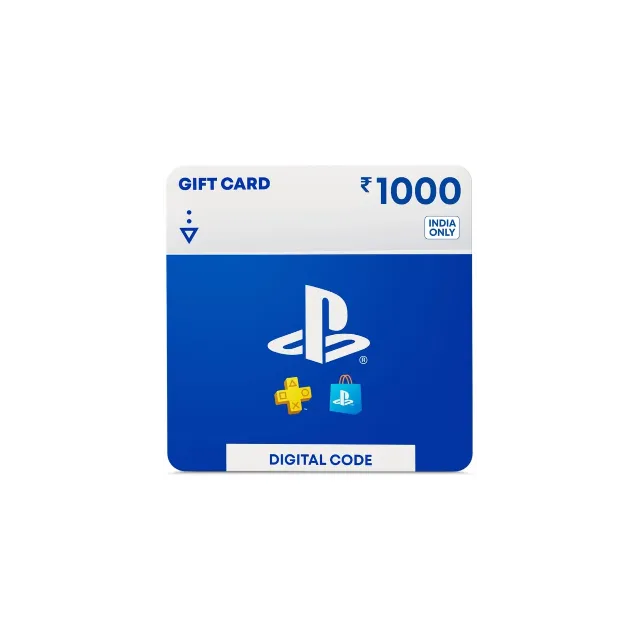PlayStation Store Gift Card INR 1000 (India)24×7