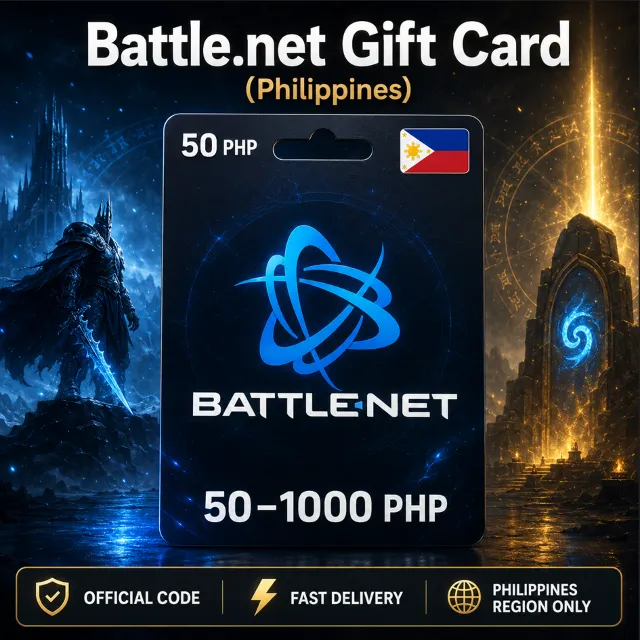 Battle.net Gift Card (Филиппины) 50–1000 PHP | Код пополнения