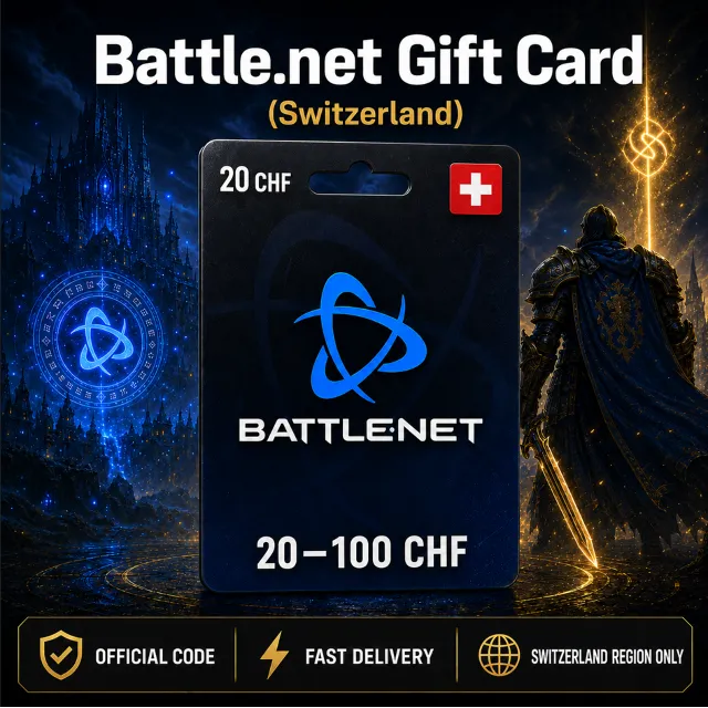 Battle.net Gift Card (Швейцария) 20–100 CHF | Код пополнения
