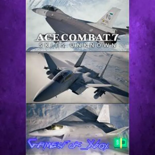 ☀️ACE COMBAT 7 SKIES UNKNOWN 25th Anniversary DLC - Experimental Aircraft Series Set