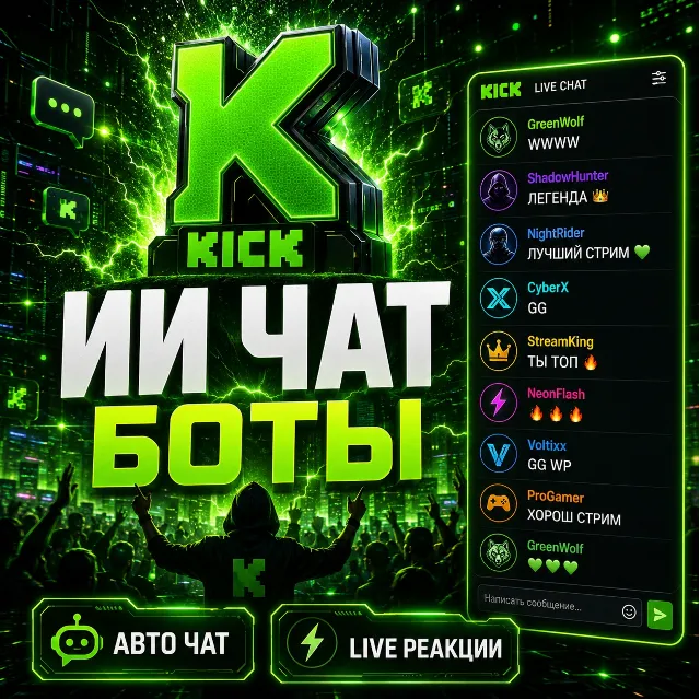 🤖Kick ИИ чат-боты | Активность в чате