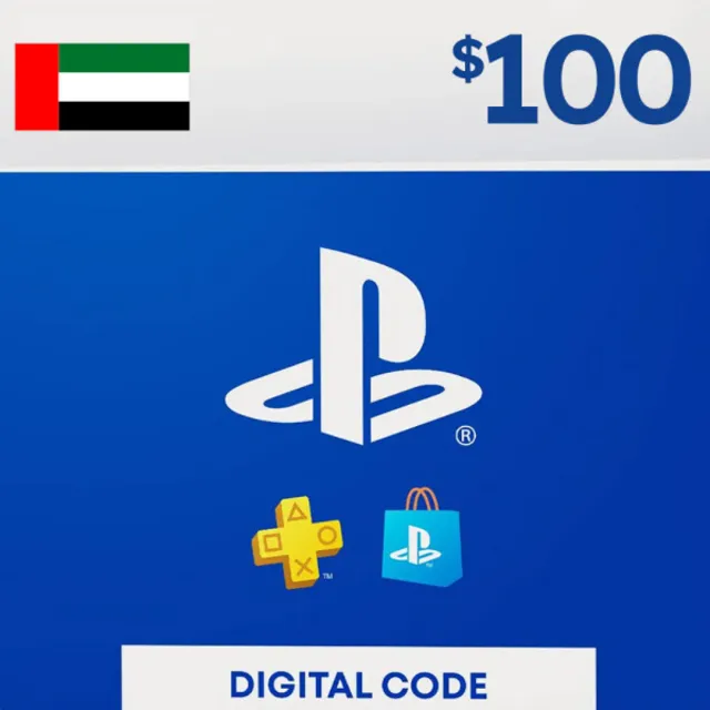 PlayStation Network Card PSN 100 USD (UAE) (PlayStation/AE)