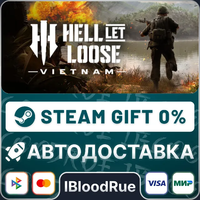 Hell Let Loose: Vietnam⚡️•РУ +МИР / STEAM АВТО, 0%