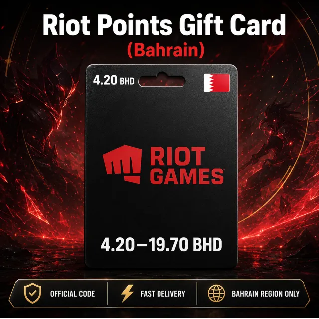 Riot Points Gift Card (Бахрейн) 4.20–19.70 BHD | Код пополнения