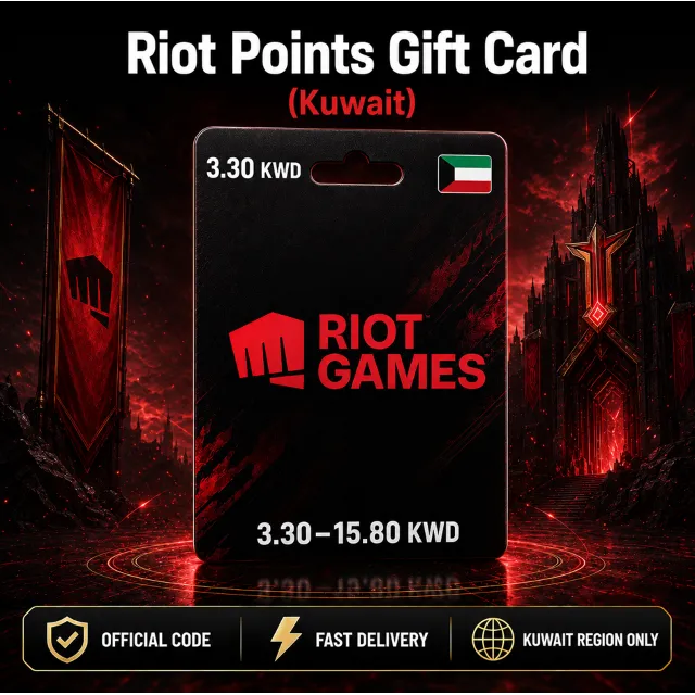 Riot Points Gift Card (Кувейт) 3.30–15.80 KWD | Код пополнения