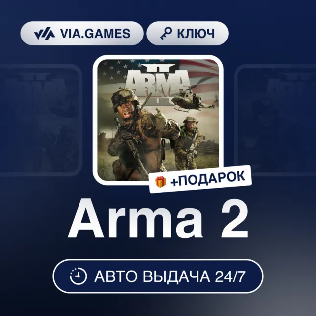 Arma 2 (Steam Ключ) РФ-СНГ-МИР + ПОДАРОК