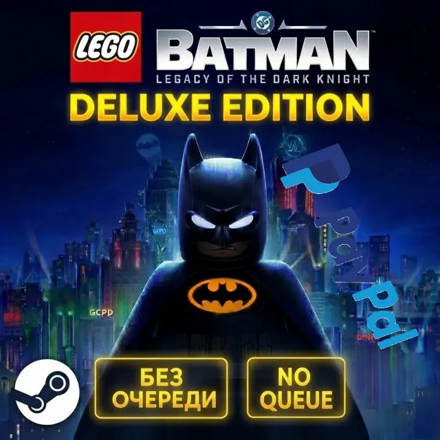 LEGO® Batman™: Legacy of the Dark Knight Deluxe Ed. | ALL DLC | NO GUARD | 5 GAMES