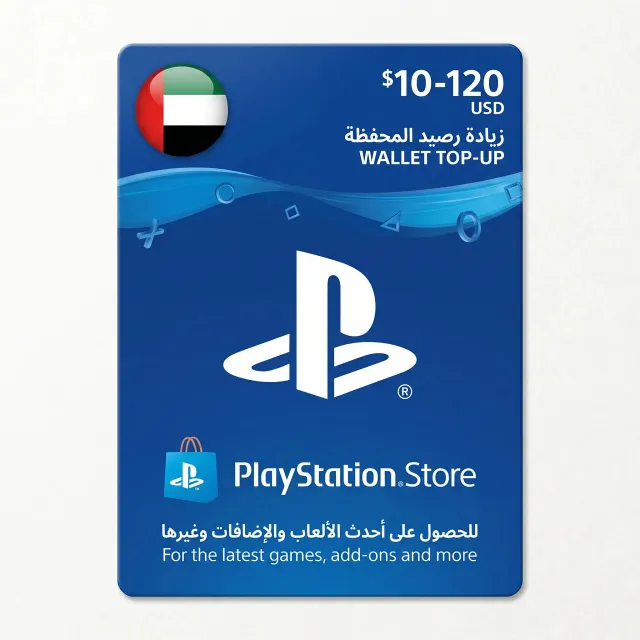 Playstation Network PSN · ОАЭ 10-120 USD