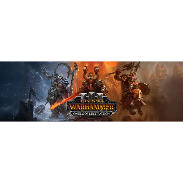 Total War: WARHAMMER III - Omens of Destruction 3 в 1 GLOBAL STEAM KEY + РФ
