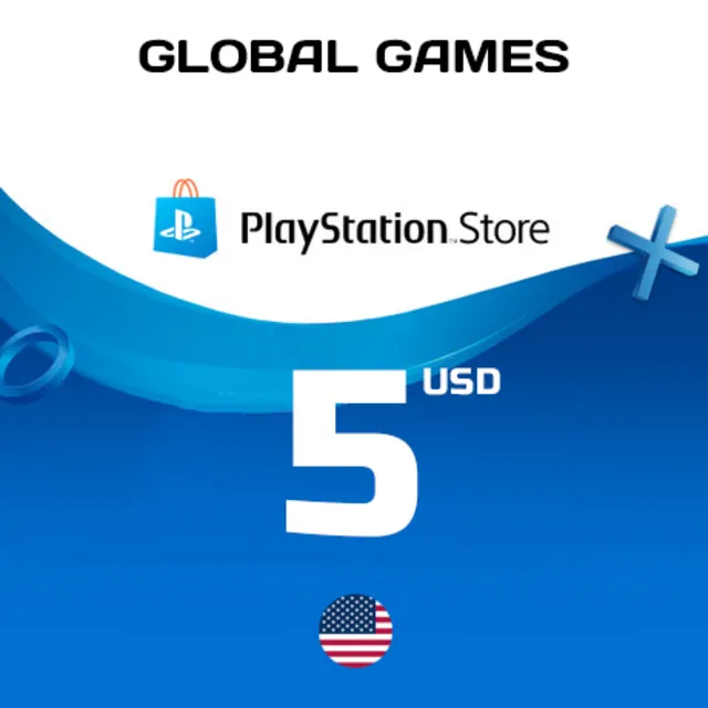 🚀Карта PlayStation PSN 5 USD США⚡ КОД ПОПОЛНЕНИЯ