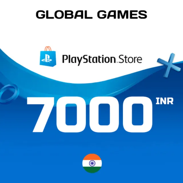 🚀Карта PlayStation PSN 7000 INR Индия ⚡КОД ПОПОЛНЕНИЯ
