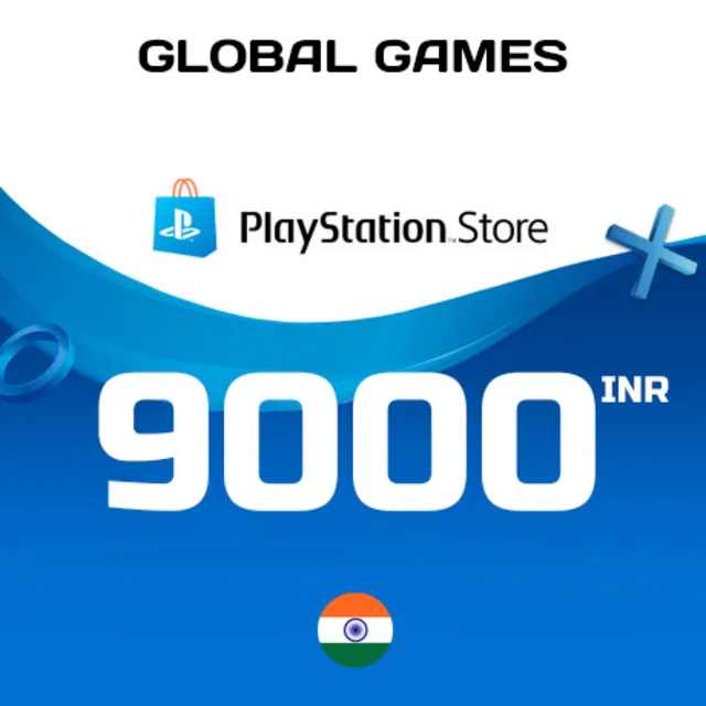 🚀Карта PlayStation PSN 9000 INR Индия ⚡КОД ПОПОЛНЕНИЯ