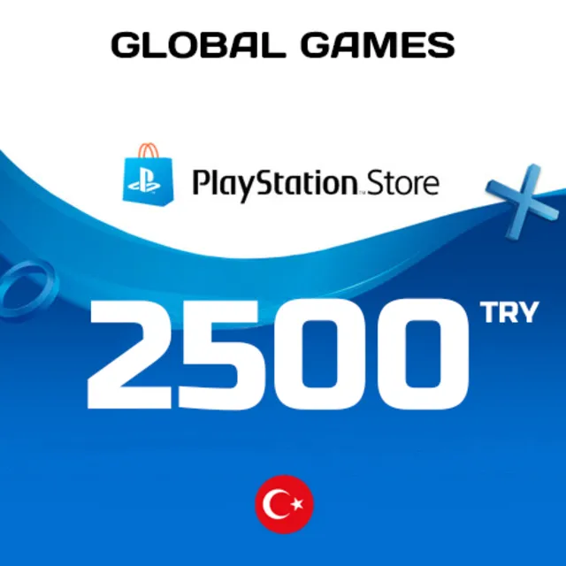 🚀Карта PlayStation PSN 2500 TRY Турция⚡ КОД ПОПОЛНЕНИЯ