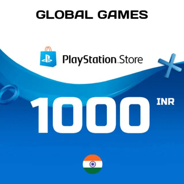 🚀Карта PlayStation PSN 1000 INR Индия ⚡КОД ПОПОЛНЕНИЯ