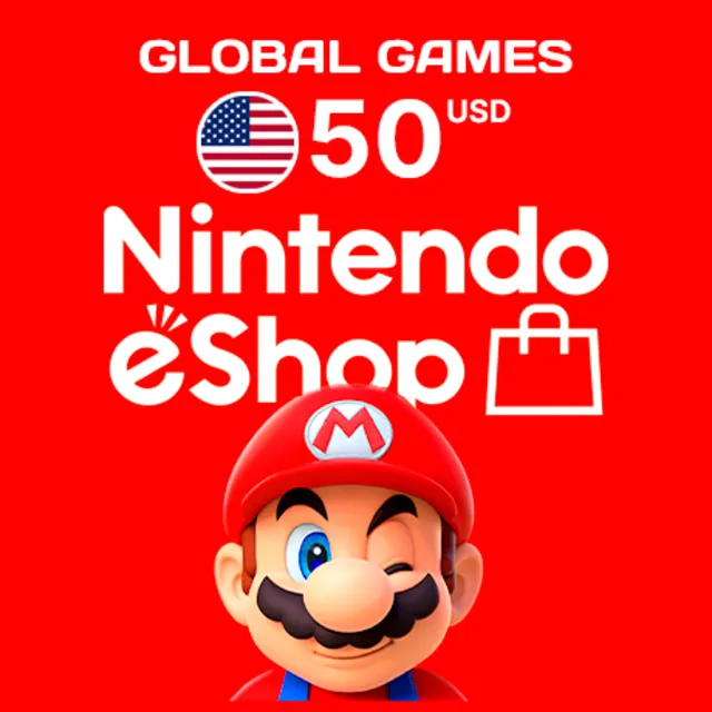 NINTENDO eSHOP🔥$50 USD США⚡КАРТА ПОПОЛНЕНИЯ