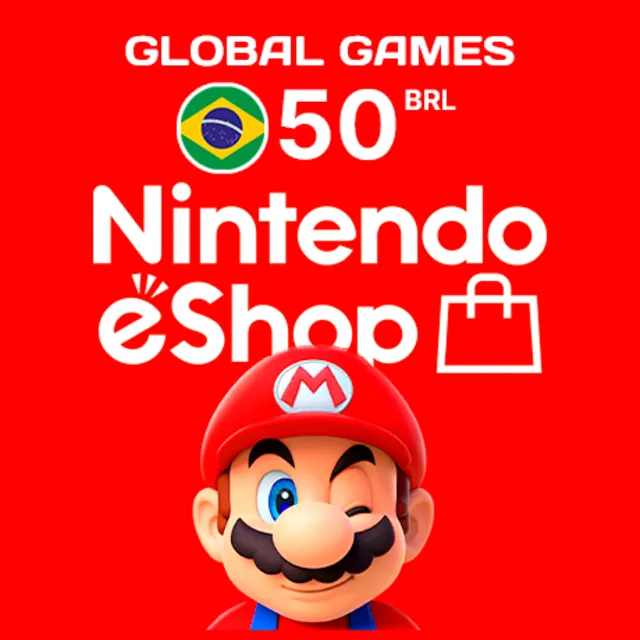NINTENDO eSHOP🔥50 BRL Бразилия⚡КАРТА ПОПОЛНЕНИЯ