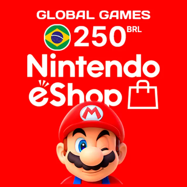 NINTENDO eSHOP🔥250 BRL Бразилия⚡КАРТА ПОПОЛНЕНИЯ