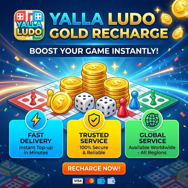 Пополнение Yalla Ludo Gold  | Быстрый и Надёжный Сервис  | GLOBAL Service