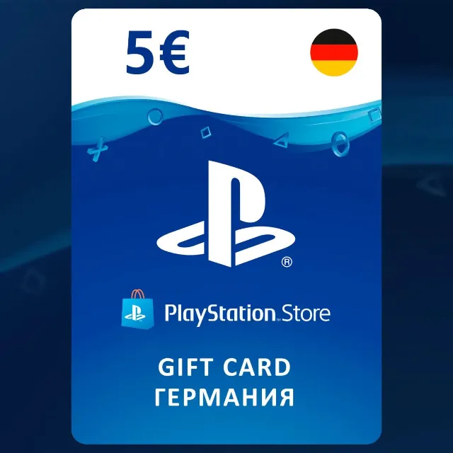 PlayStation (PSN) Gift Card [5 Евро] Германия