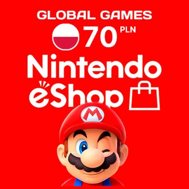 NINTENDO eSHOP🔥70zl PLN Польша⚡КАРТА ПОПОЛНЕНИЯ