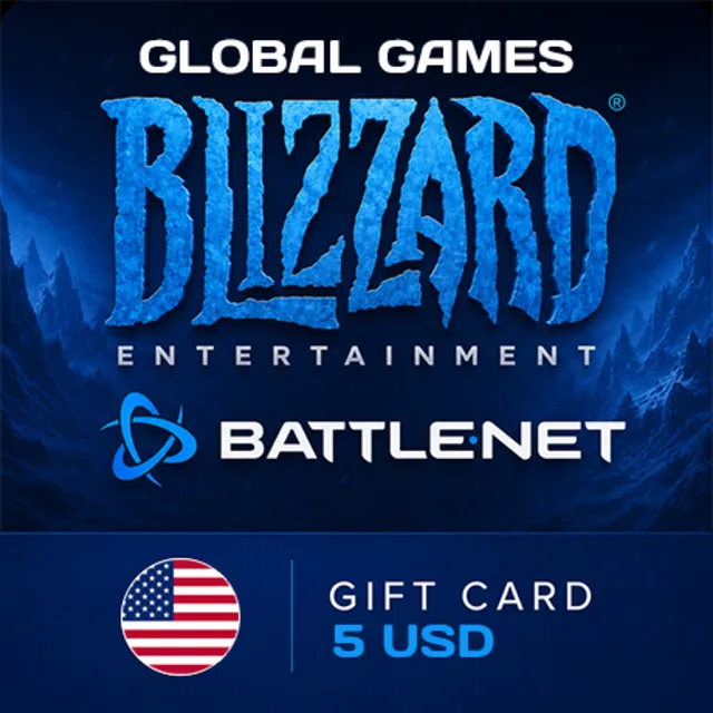 Карта Blizzard 5$ USD (Battle.net) США