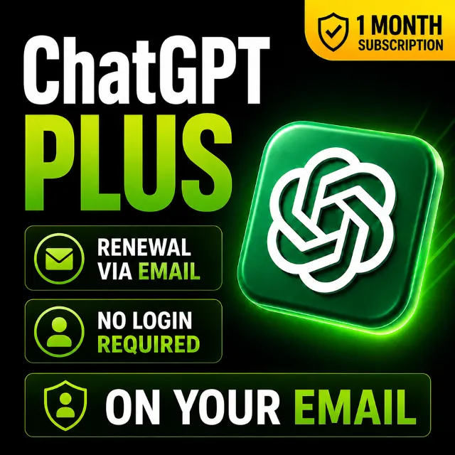 ChatGPT Plus | Продление на ваш email | Без входа | Самая низкая цена на рынке