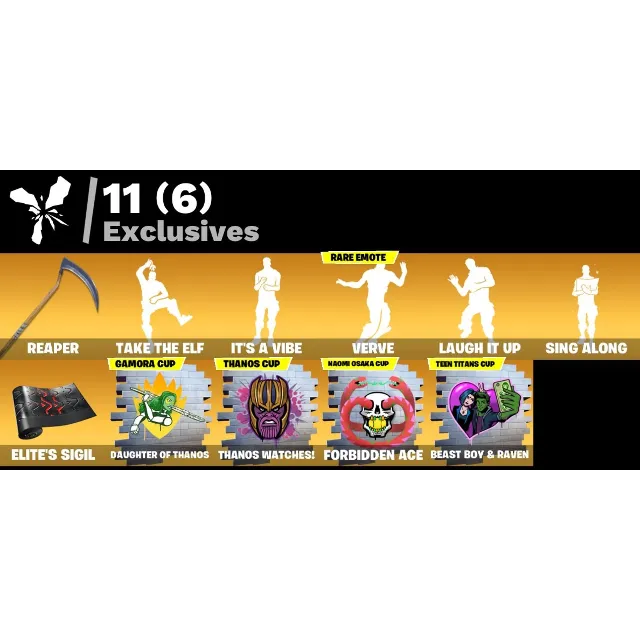Мгновенный доступ • FN (все платформы) • 173 skins • 1850 VB • Полный доступ