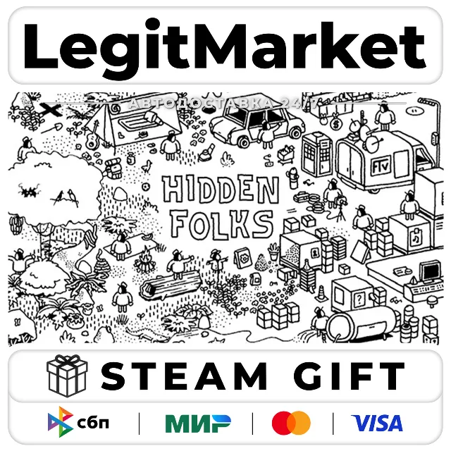 Hidden Folks / Steam АВТО / РУ + МИР