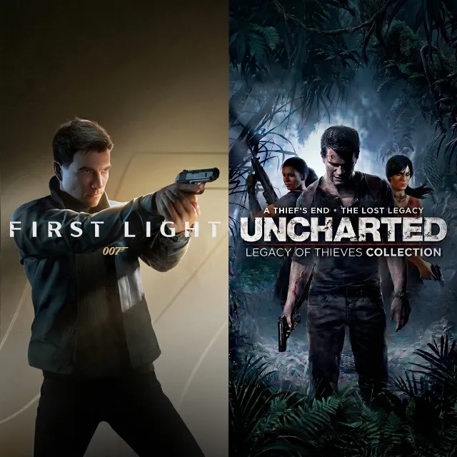 007 First Light + Uncharted Legacy of Thieves