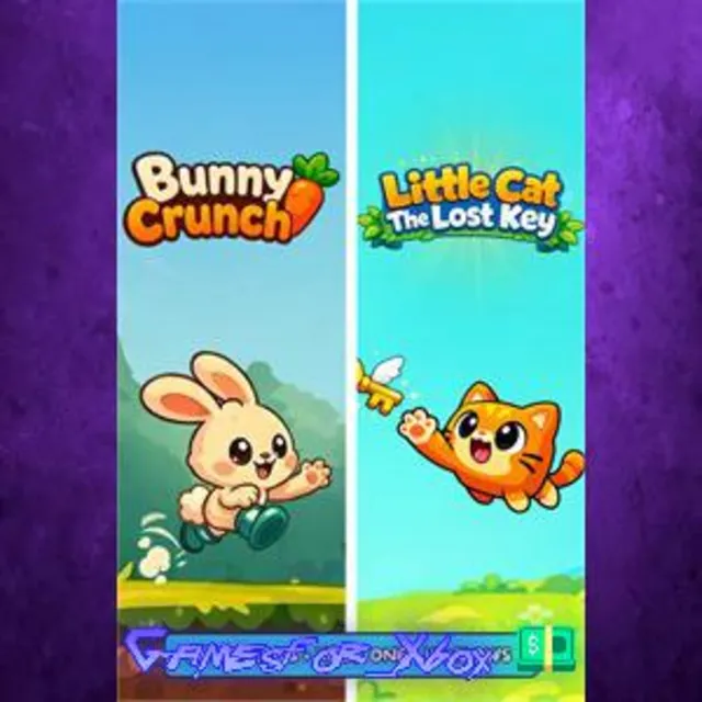 ☀️Bunny Crunch &amp; Little Cat Bundle PACK - 6 IN 1 XBOX