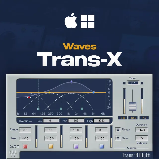 Waves Audio Trans-X | КЛЮЧ АКТИВАЦИИ | АВТОДОСТАВКА 24/7