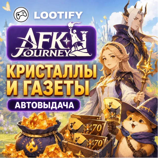 АВТО AFK Journey по ID | Кристаллы/Пропуски | Донат