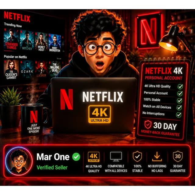 NETFLIX PREMIUM 4K ULTRA HD В РФ РАБОТАЕТ/ 1 МЕСЯЦ