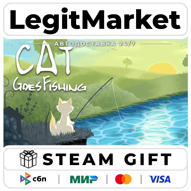 Cat Goes Fishing / Steam АВТО / РУ + МИР