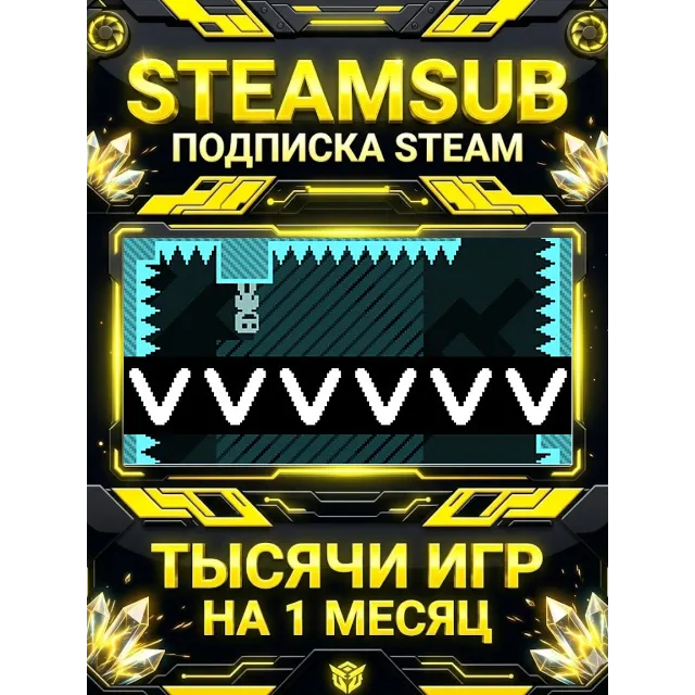 VVVVVV + тысячи оффлайн игр — STEAMSUB подписка Steam на 1 месяц (30 дней)
