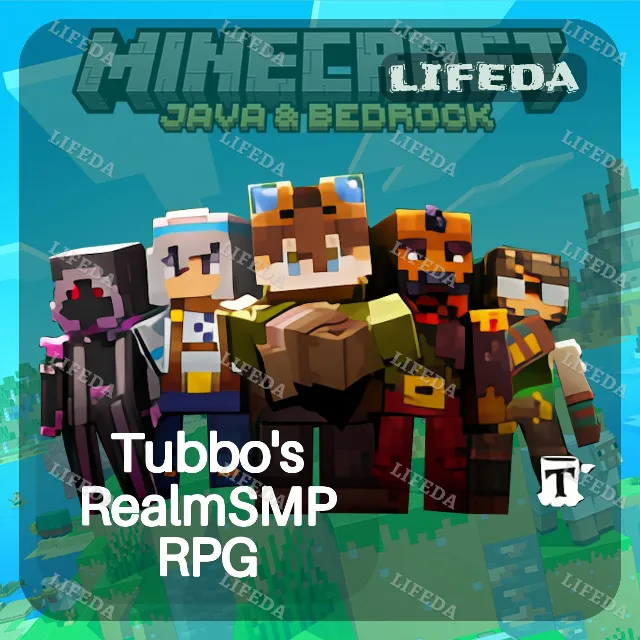 МАЙНКРАФТ ⛏️【Tubbo's RealmSMP RPG】🏰13 СКИНОВ • ТВИЧ ДРОПЫ/ДРОПСЫ•JAVA&amp;BEDROCK•GLOBAL
