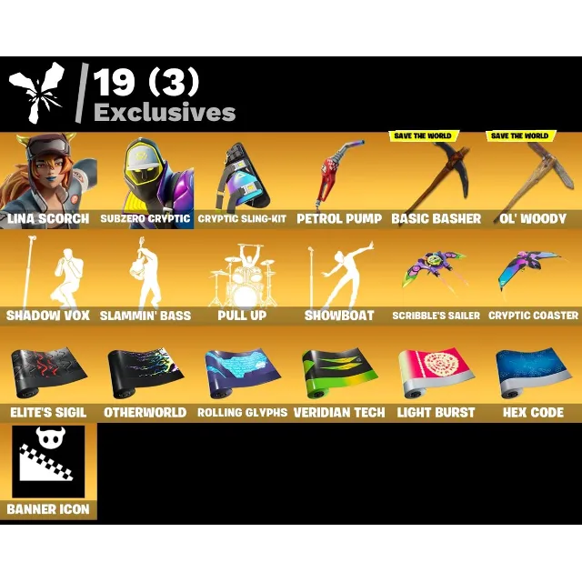 Мгновенный доступ • FN (все платформи) • 133 скіни • Renegade Raider • Повний доступ