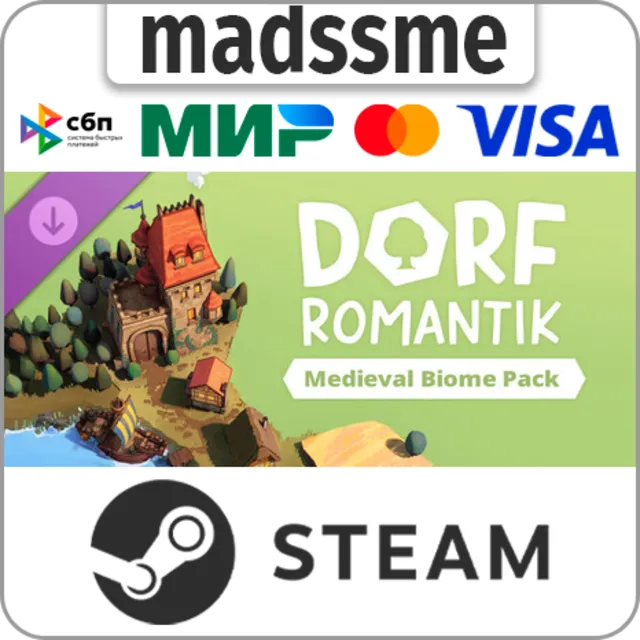 Dorfromantik - Medieval Biome Pack * RU/KZ/СНГ/TR/CN/AR/IN/BR * DLC * STEAM 🚀 АВТО