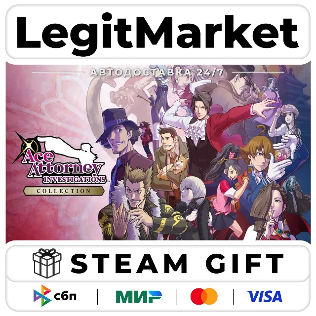 Ace Attorney Investigations Collection / Steam АВТО / РУ + МИР
