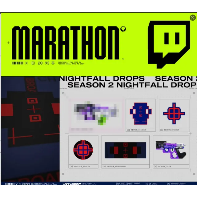 Marathon 5/5 Сезон 2 "Сумерки" - Передача движка Magnum Twitch Drop
