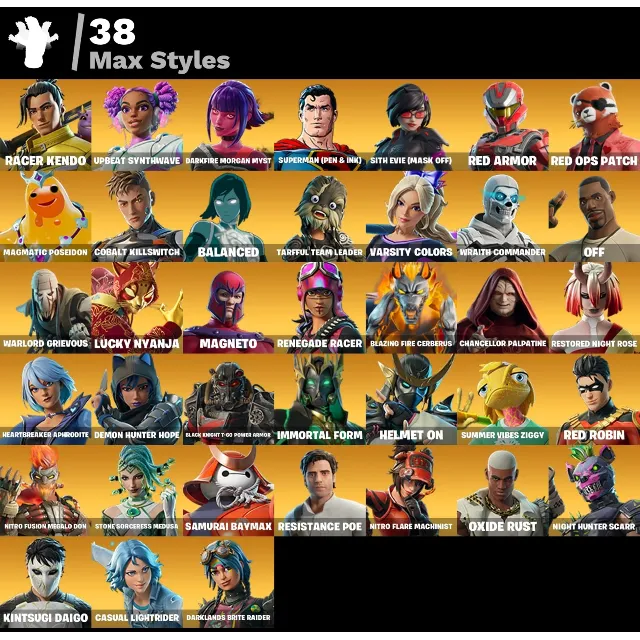 Мгновенный доступ • FN (все платформы) • 67 skins • Hades • Zeus • Полный доступ
