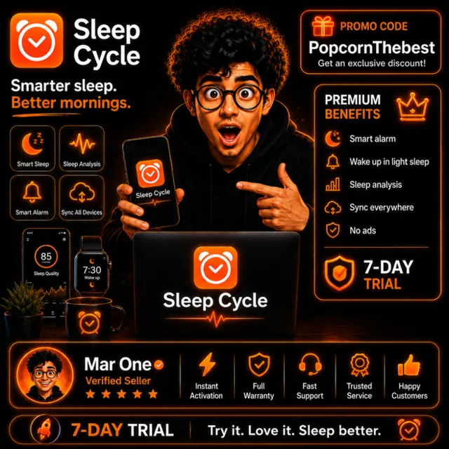 💤 Sleep Cycle Premium | 3 Месяца / 1 Год | Личный Аккаунт | Полный Доступ | Mar One