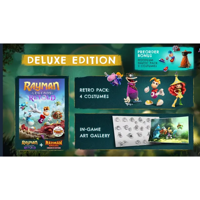 [Uplay PC] [Ubisoft connect]🟦Rayman Legends Retold - Deluxe Edition