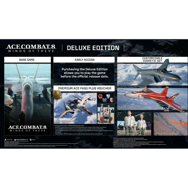 ACE COMBAT 8: WINGS OF THEVE Deluxe Edition steam Россия\МИР