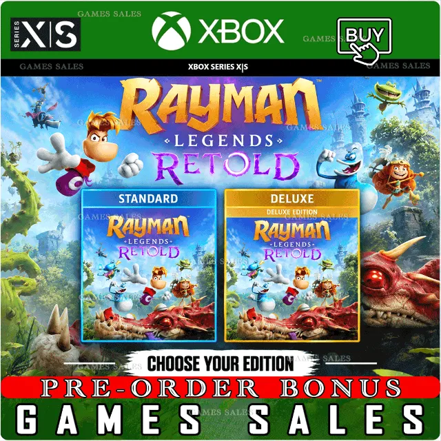✅❤️RAYMAN LEGENDS RETOLD+ВСЕ ИЗДАНИЯ❤️XBOX|XS❤️ПРЕДЗАКАЗ+БОНУСЫ+АВТО✅