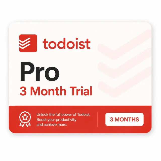 Todoist Pro | 3-месячная пробная подписка | Личный аккаунт